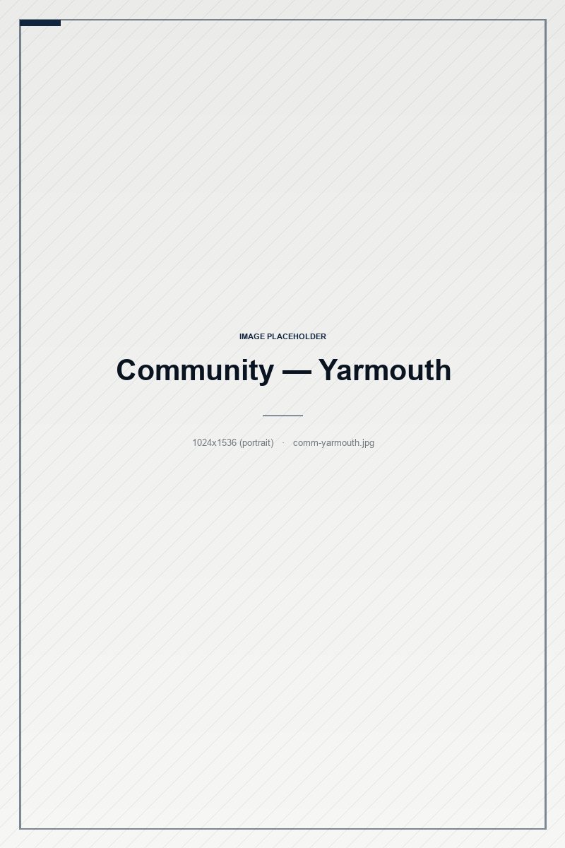 Yarmouth, Maine — A classic Maine village on the Royal River — walkable, friendly, and proud of its schools and clam festival.