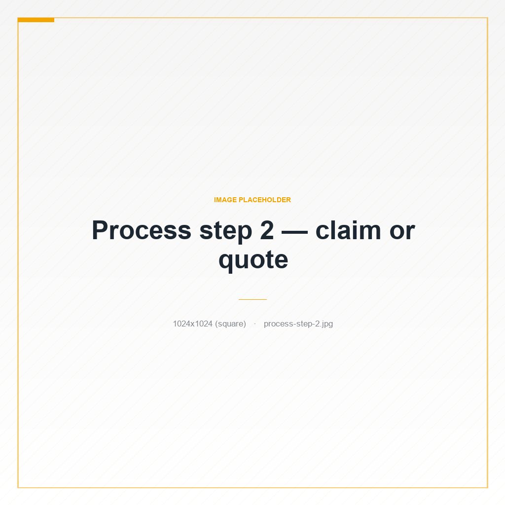 Step 2: Claim or quote