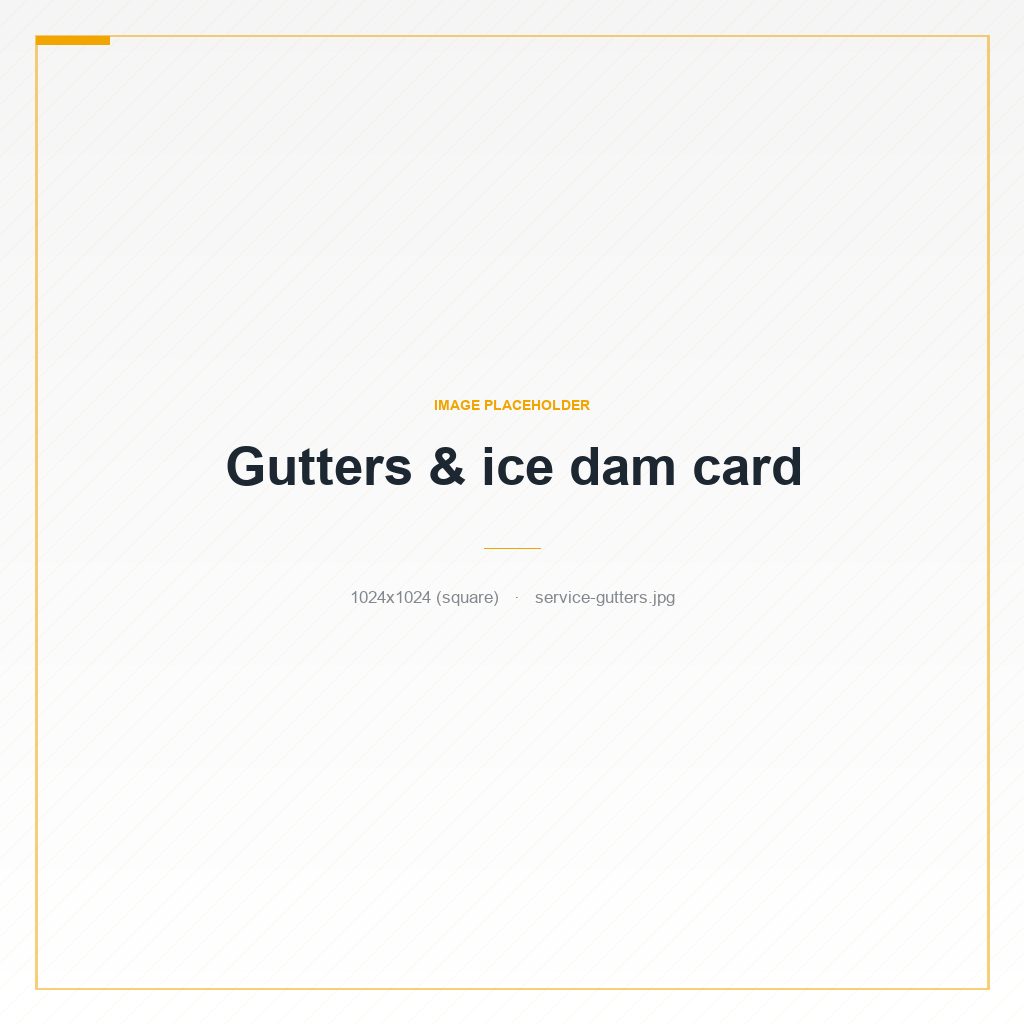 Gutters & ice dams