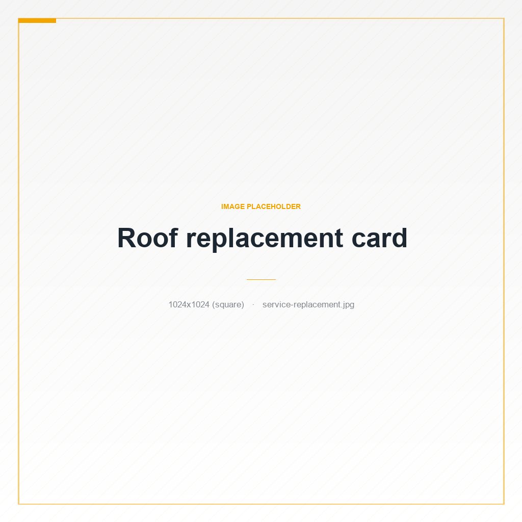 Roof replacement