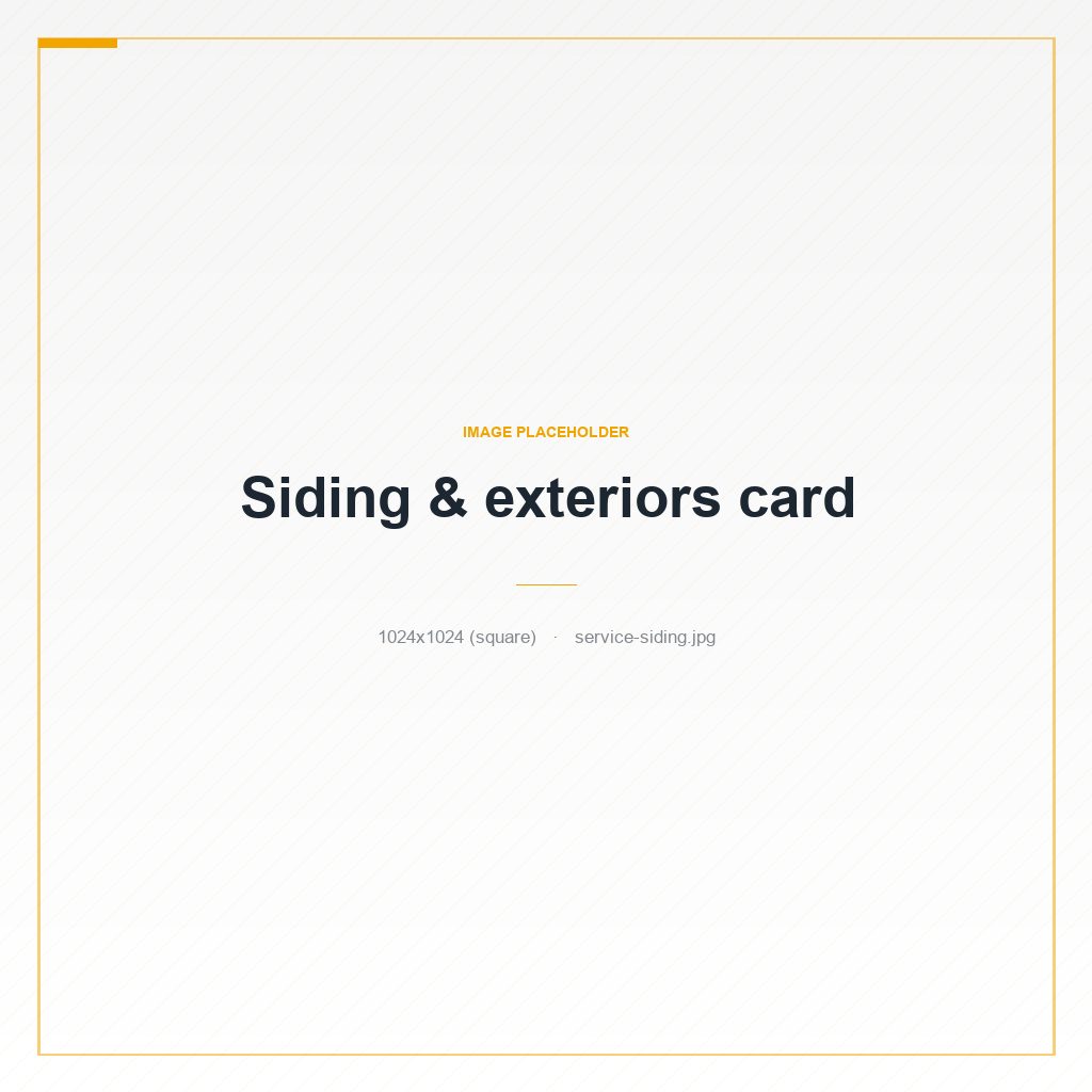 Siding & exteriors
